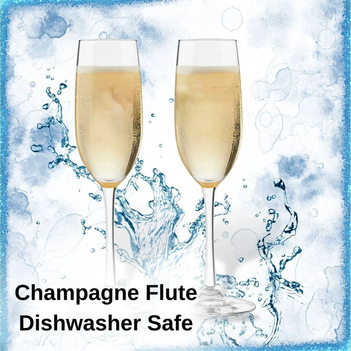 Crystal Champagne Flutes – Set of 2