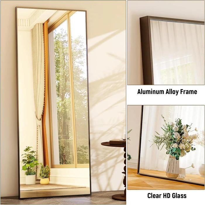 64"x21" Full Length Rectangular Mirror