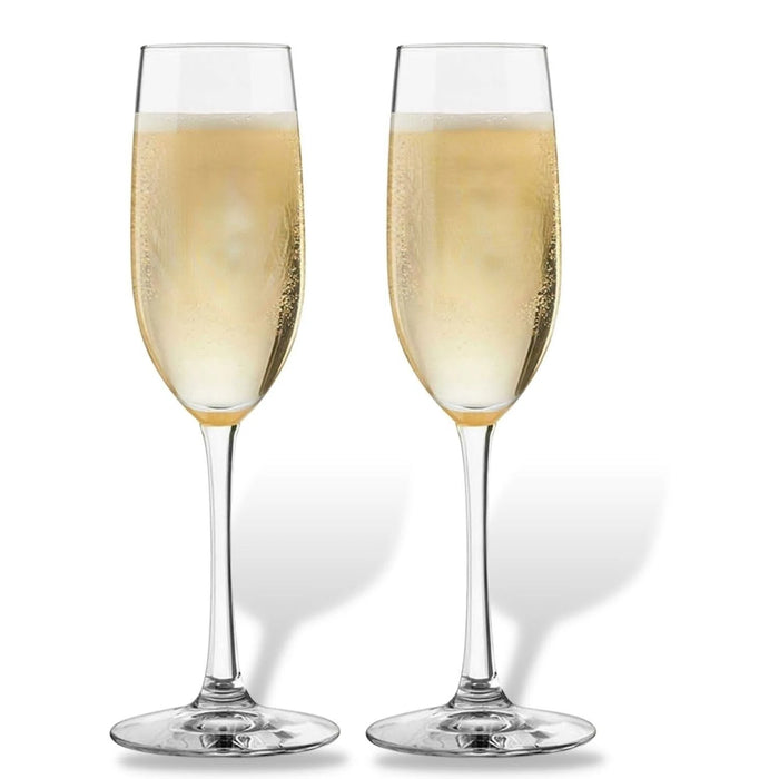 Crystal Champagne Flutes – Set of 2