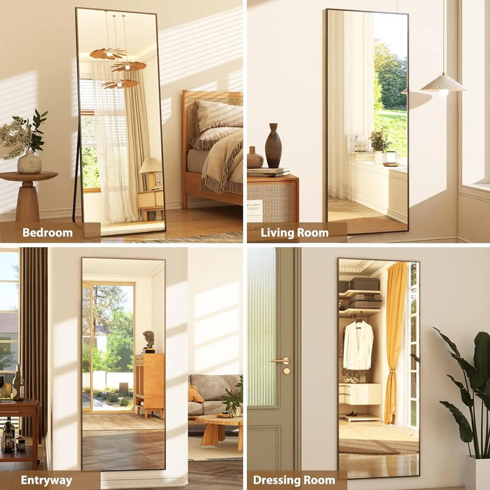 64"x21" Full Length Rectangular Mirror