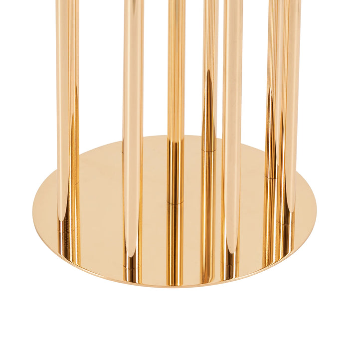 9-Arm Gold Metal Candle Set Holder