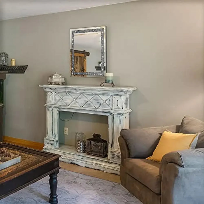 Crystal Inlay Accent Wall Mirror – 16"x20"