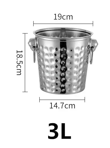 Gold & Silver Stainless Steel Ice Bucket Collection – 28 Variants for Wine, Champagne & More