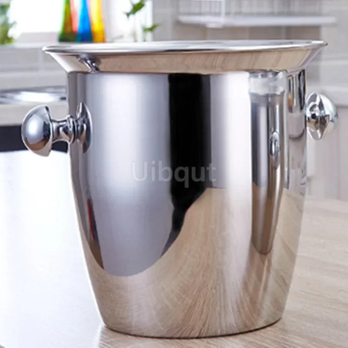 Gold & Silver Stainless Steel Ice Bucket Collection – 28 Variants for Wine, Champagne & More